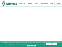 Tablet Screenshot of koerner-schlafzimmer.de